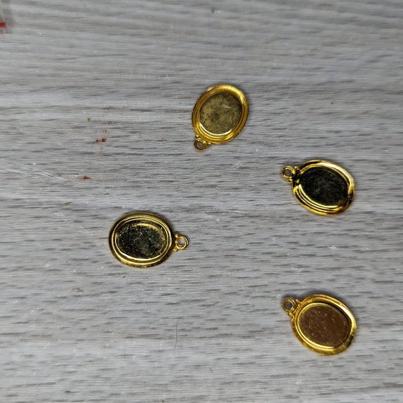 Gold Tone Charms Group of 4 - Picture 2 of 3